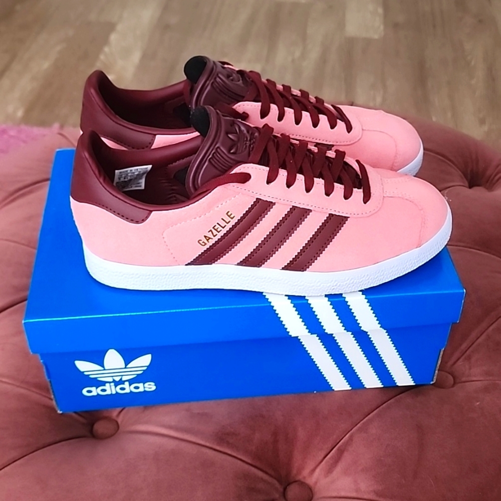 Adidas Pink Suede Gazelles